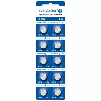 Alkaline knoopcel everActive G12 AG12 1,5 V – 10-pack