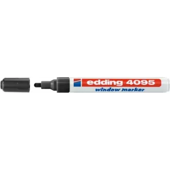 Krijtmarker Edding 4095 zwart 10 stuks