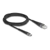 DELOCK USB-kabel USB 2.0 2 m USB A USB C zwart 81122
