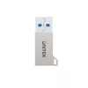 Unitek A1034NI adapter USB-A male naar USB-C female, USB 3.1 Gen1, zilver