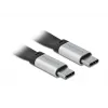 USB-kabel DeLOCK 85926 USB 3.2 Gen 2 0,22 m USB C zwart zilver