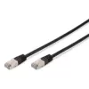 Netwerkkabel Digitus CAT 5e SF/UTP patchkabel zwart 3m