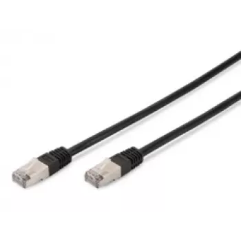 Netwerkkabel Digitus CAT 5e SF/UTP patchkabel zwart 3m