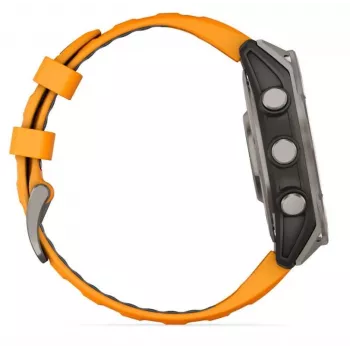Garmin fenix 8 3,56 cm (1,4) AMOLED 47 mm digitaal 454 x 454 pixel touchscreen grafiet wifi GPS (satelliet)