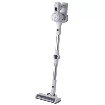 Accu-stofzuiger Adler AD 7060 — 350 W, 22-V-accu, tot 35 min. looptijd, 16000 Pa zuigvermogen, zonder zak, wit