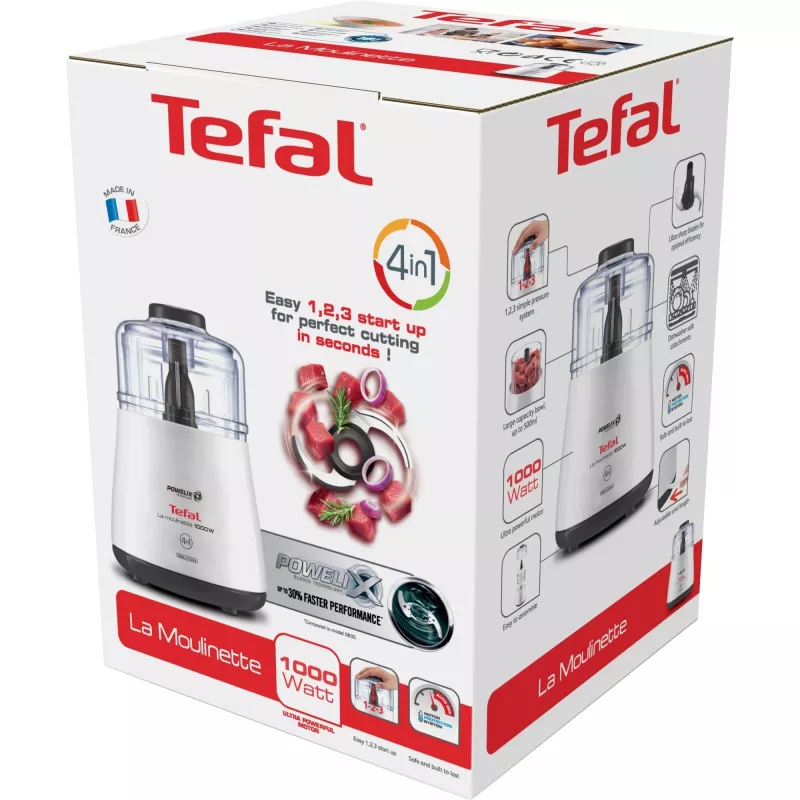 Tefal DPA 130 LA MOULINETTE 1000 1000 W transparant, wit