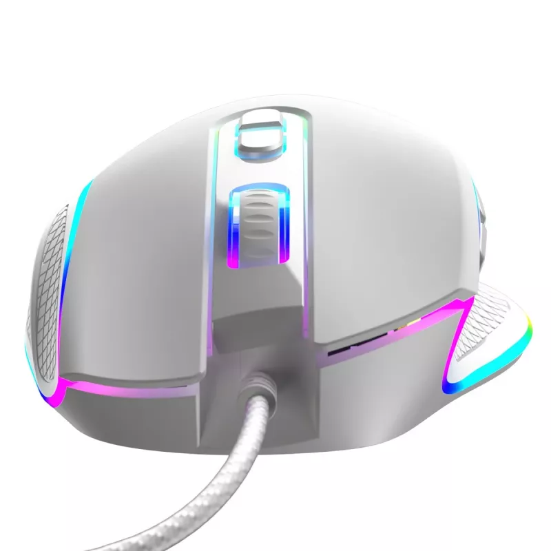 Bedrade optische muis MODECOM Volcano Veles (wit) — model M-MC-VELES-200