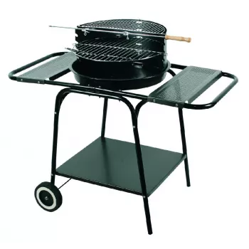 Ronde verplaatsbare grill van Master met twee plateaus MG906
