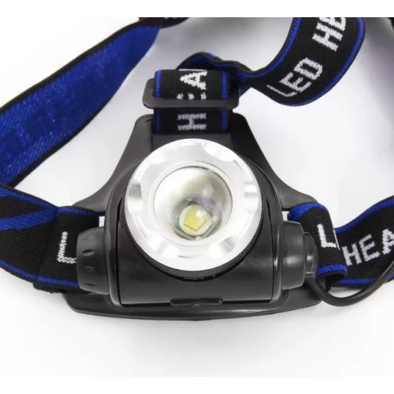 Hoofdlamp ESPERANZA EOT005 — LED Cree T6, 3W, 600 lm, AA x2, aluminium behuizing, waterdicht, schokbestendig, verstelbare hoofdband