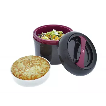 Lunchbox JATA 942 2 L zwart lila