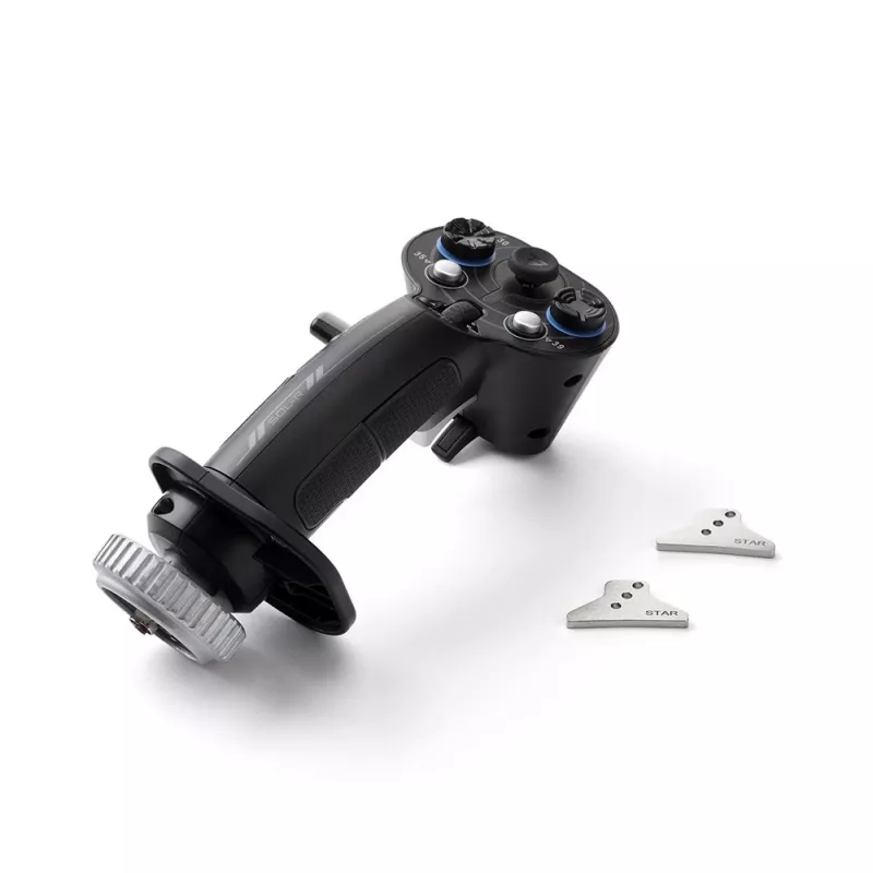 Flightstick-add-ongreep Thrustmaster Sol-R 3 AVA, zwart, USB Type-C, analoog/digitaal, PC, 75×115×200 mm