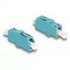 DeLOCK glasvezelkoppeling LC simplex bus naar LC simplex bus OM3 aqua