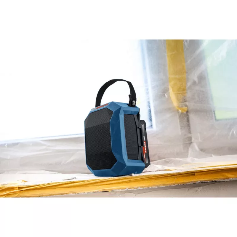 Draagbare bouwradio Bosch GPB 18V-1 solo C (06014A7000) — 18V op batterij
