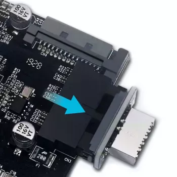 USB 3.0-adapter GrauGear GG 18025 – Type-A bus, 180°-oriëntatie