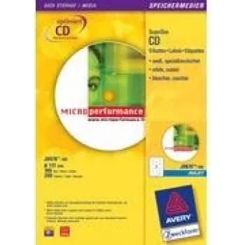 Zelfklevend printeretiket Avery L7676-100