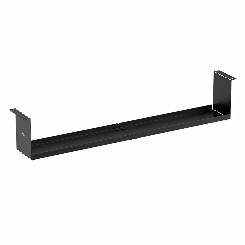 Maclean compacte kabelorganizer onder het bureau, max. belasting 5 kg, zwart, MC-107 B