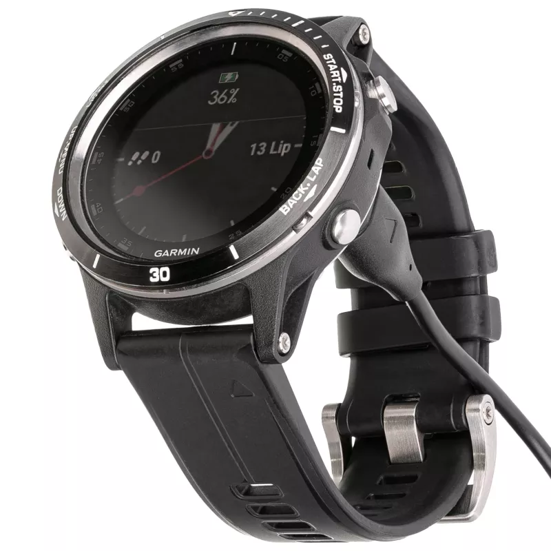 Akyga AK-SW-17 oplaadkabel voor Garmin smartwatches (Fenix 5/6/7, Vivoactive 3/4, Forerunner), USB, 1 m