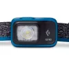 Black Diamond Astro 300 zwart, blauwe hoofdband zaklamp