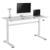 Handmatig in hoogte verstelbaar bureau Ergo Office, max. 40 kg, max. hoogte 117 cm, met tafelblad voor zittend en staand werken, ER-401 W