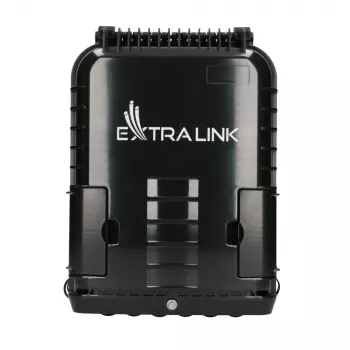 Extralink glasvezelafsluitbox Jennifer 16 aders zwart met connector