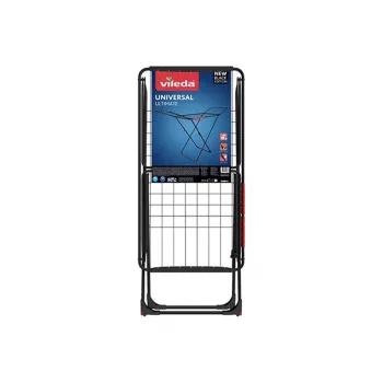 Wasrek VILEDA Universal Ultimate Indoor/Outdoor — staal, 18 m droogoppervlak, opvouwbaar, 1800×930×550 mm