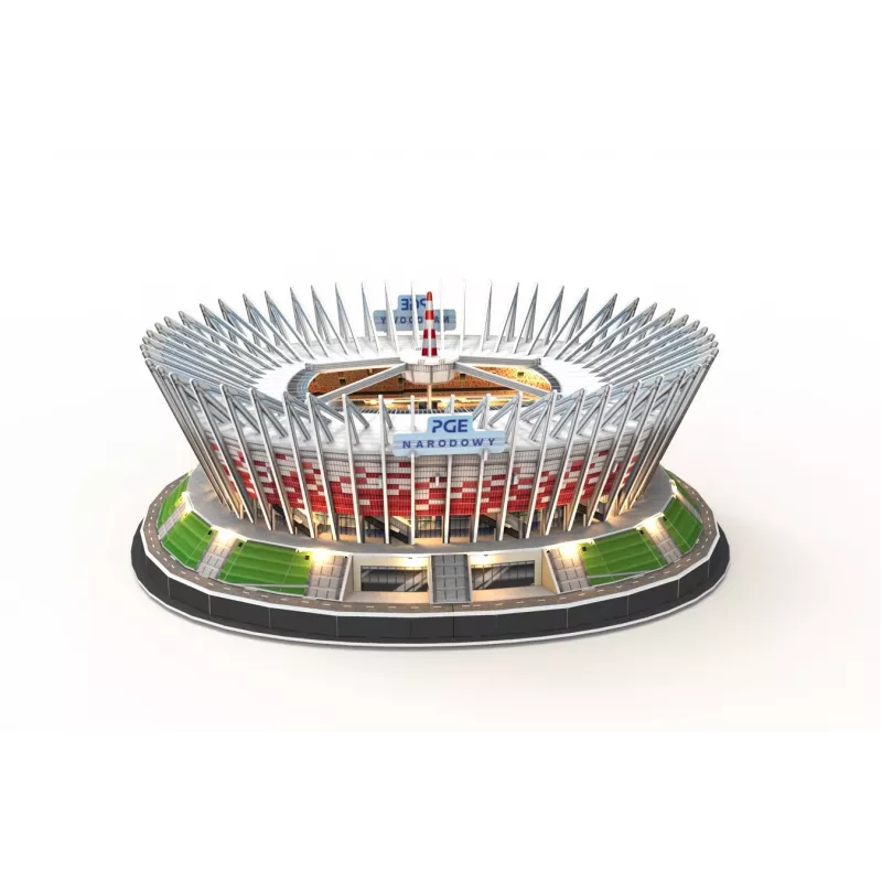 3D-puzzel cubicfun PGE National LED model 306-L541H — LED-verlicht architectonisch papieren model