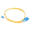 Glasvezel-patchkabel Extralink EX.3630, 0,5 m, G.657.A1, SC naar LC, FTTH, duplex, geel