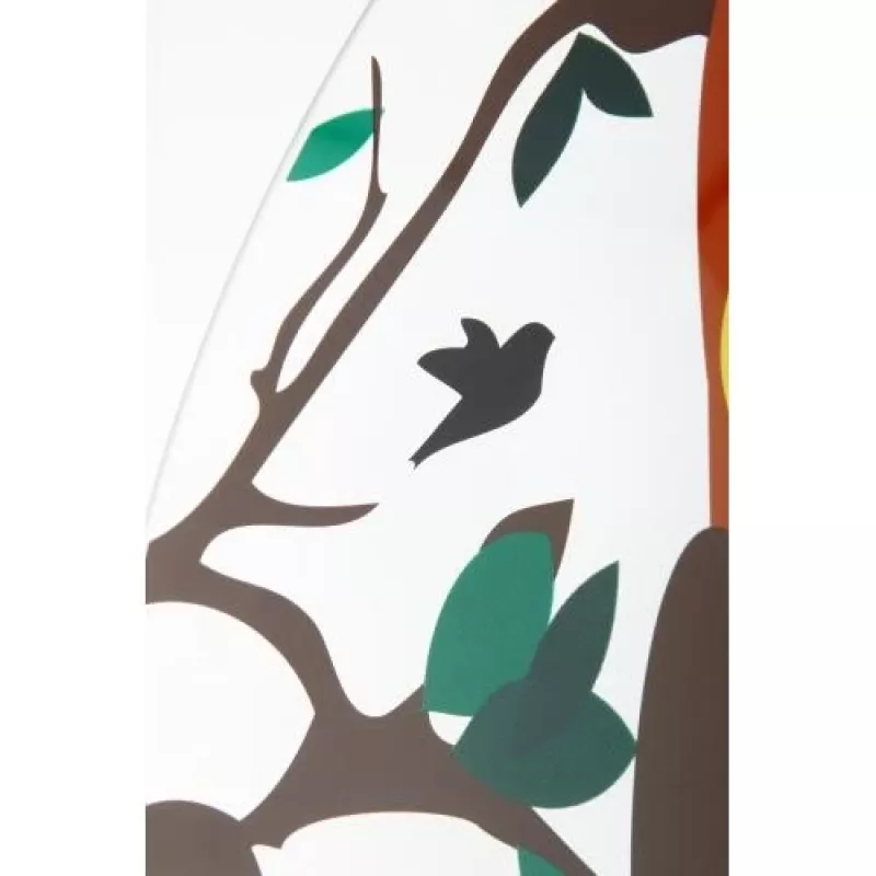NeXtime klok 8169 Oohoo, Ø43 cm, wand, meerkleurig