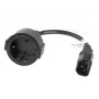 Lanberg CA-C14E-10CC-0018-BK stroomkabel zwart 0,18 m C14-koppeling (CA-C14E-10CC-0018-BK)
