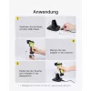 Barcodescanner Inateck BS04001 2-in-1 draadloos oplaadbaar via USB
