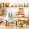 Elektrische groentesnijder Tefal Fresh Express DN853BE0 — 150 W, 3 verwisselbare invoer, 1 snelheid, crème