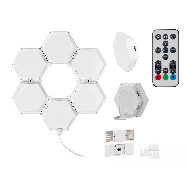 Inbouw RGB LED-paneel TRACER Smart Hexagon Tracer 47256 Ambience TRAOSW47256