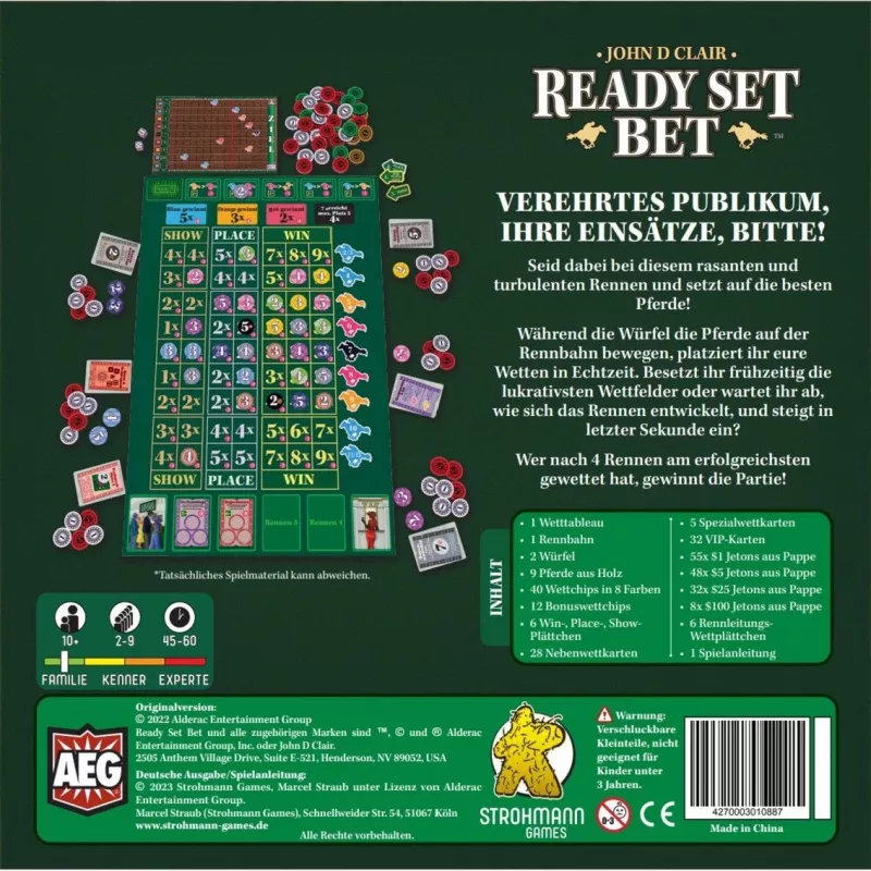Ready Set Bet, bordspel