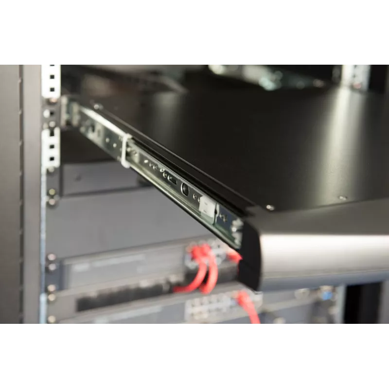 KVM-console Digitus 19 inch LCD 8-poorts VGA US-toetsenbord