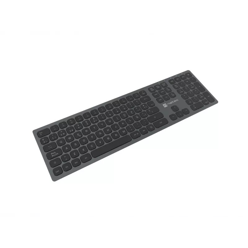 NATEC NKL-1830 toetsenbord universeel RF draadloos Bluetooth QWERTY Spaans zwart grijs