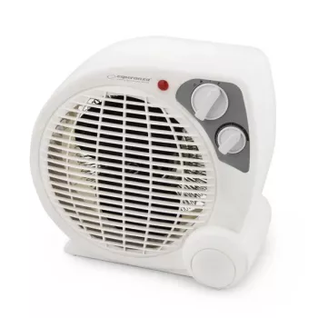Elektrische ruimteverwarming ESPERANZA EHH002, elektrisch, 2000 W max, instelbare thermostaat, grijs/wit