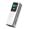 Draagbare batterij Green Cell PBGC25UD, 25200 mAh, Li‑ion, 140 W totaalvermogen, 2× USB‑C + 1× USB‑A, OLED-display, aluminium behuizing