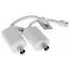 Videosignaalconverter DAHUA LR1002 — compacte witte unit, 56×27×21 mm, 0,0283 kg