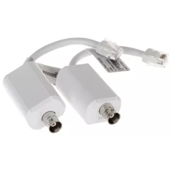 Videosignaalconverter DAHUA LR1002 — compacte witte unit, 56×27×21 mm, 0,0283 kg