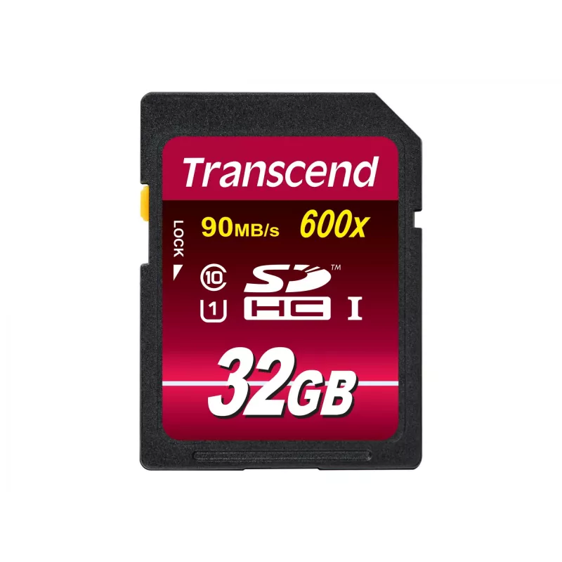 Flashgeheugen Transcend 32 GB SDHC UHS-I 600x TS32GSDHC10U1