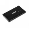 iBOX HD-02 externe behuizing voor 2,5 inch SATA-schijven, USB 3.0, aluminium, zwart
