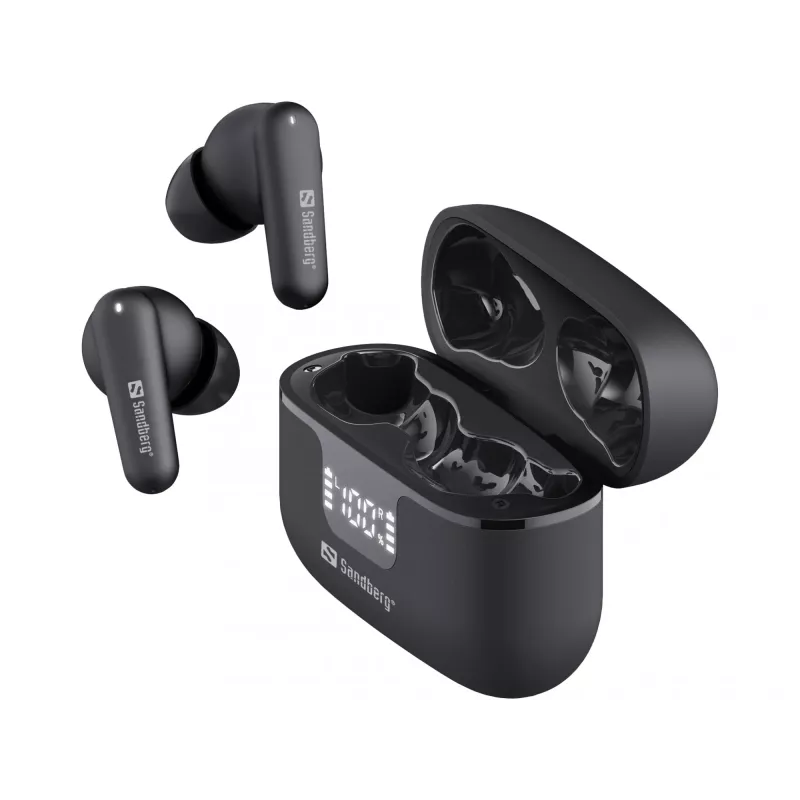 Headset Sandberg draadloze oordopjes ANC+ENC