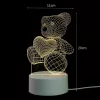 Nachtlamp Extralink HOME 3D hart optische illusie nachtlamp USB