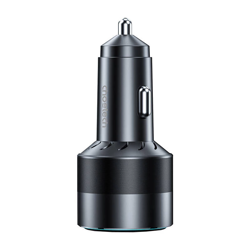 Choetech TC0011 auto-oplader 130W 2x USB-C 1x USB-A (zwart)