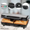 ProfiCook PC-ST 1092 - sandwichmaker - 900 W - RVS/zwart