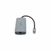 Dicota USB-C 8-in-1 multi hub 4K PD 100W zilver