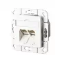 METZ CONNECT BTR E-DAT C6 8/8(8) UPk - aansluitdoos, inbouw - RJ-45 X 2 - zuiver wit, RAL 9010 - 2 poorten (1307381102-I)