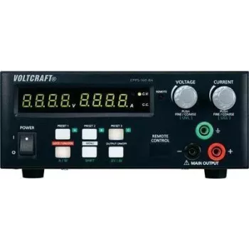 VOLTCRAFT laboratoriumvoeding, instelbaar CPPS-160-84 0,02 - 84 V/DC 0,01 - 5 A 160 W USB op afstand bedienbaar, programmeerbaar, Aut (CPPS-160-84)