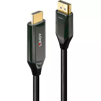 Lindy 3m actieve DisplayPort 1.4-naar-HDMI 8K60-kabel, 3 m, DisplayPort, HDMI, stekker, stekker, recht