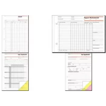 Notitieboek Sigel Messbuch A4 50 vel SD069 – raster- en meetpagina's voor technische notities